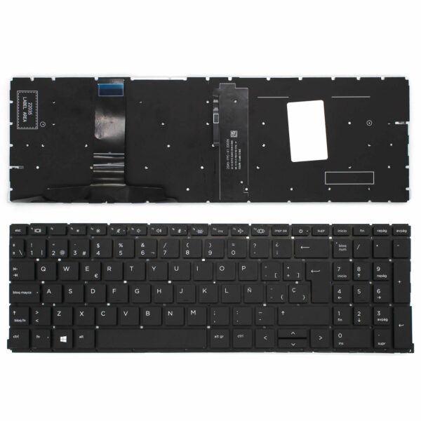 TECLADO RETROILUMINADO PARA PORTATIL HP M21740-071 N01933-071