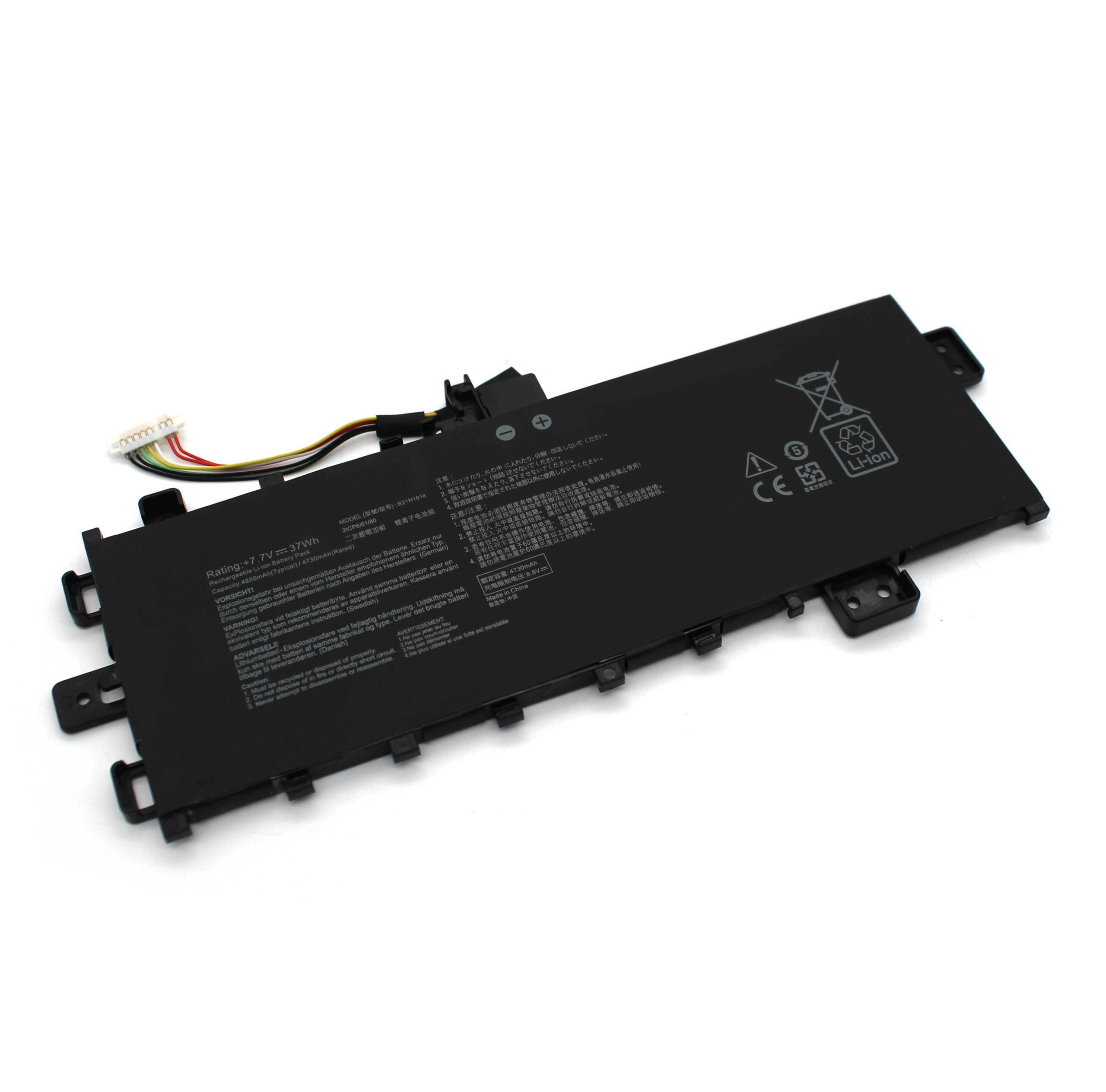 Bateria para Portátil Asus VivoBook A512UF F512DA K512FA R409FA S409JA, P/N B21N1818-2, 7.7V 37Wh - Green Computer - Image 4