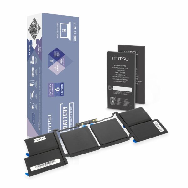 Bateria Mitsu para Apple MacBook Pro 16 A2141 (2019, 2020.)