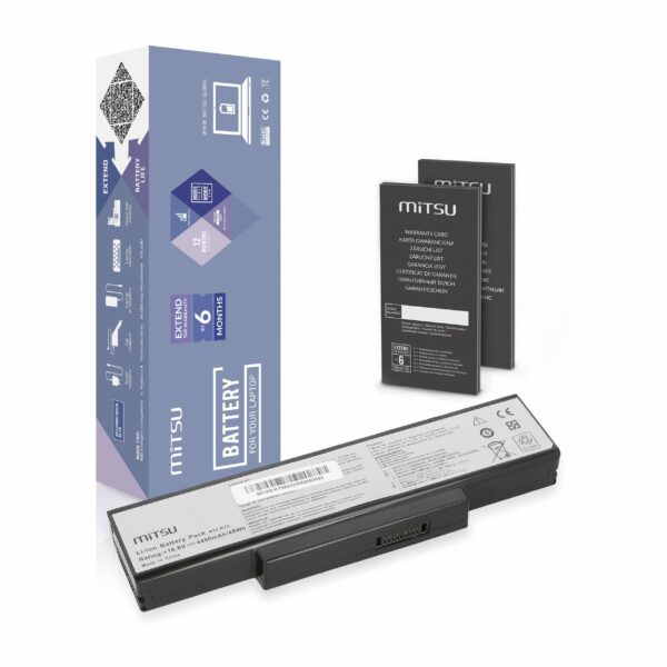 Bateria Mitsu para Asus K72, K73, N73, X77