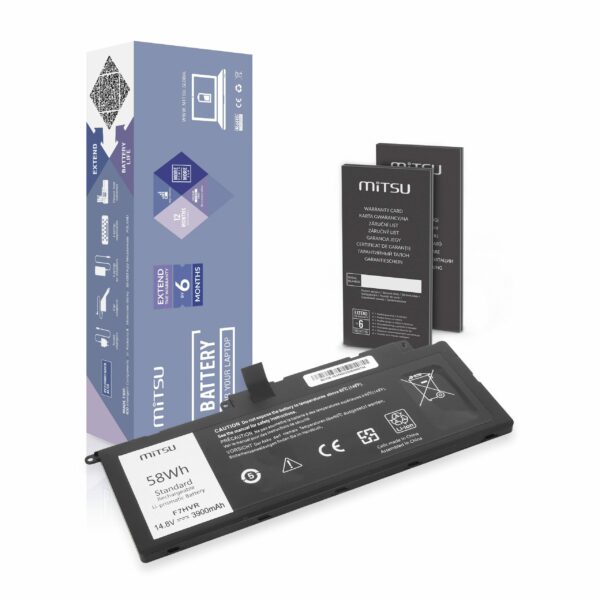 Bateria Mitsu para Dell 15 (7537) F7HVR