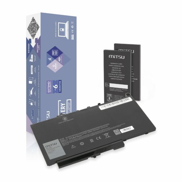 Bateria Mitsu para Dell Latitude E7270, E7470 - 11.4V