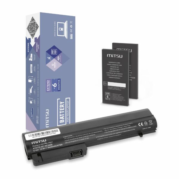 Bateria Mitsu para HP 2400, 2510p, nc2400