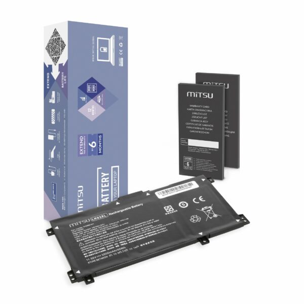 Bateria Mitsu para HP Envy X360 15, 17, LK03XL