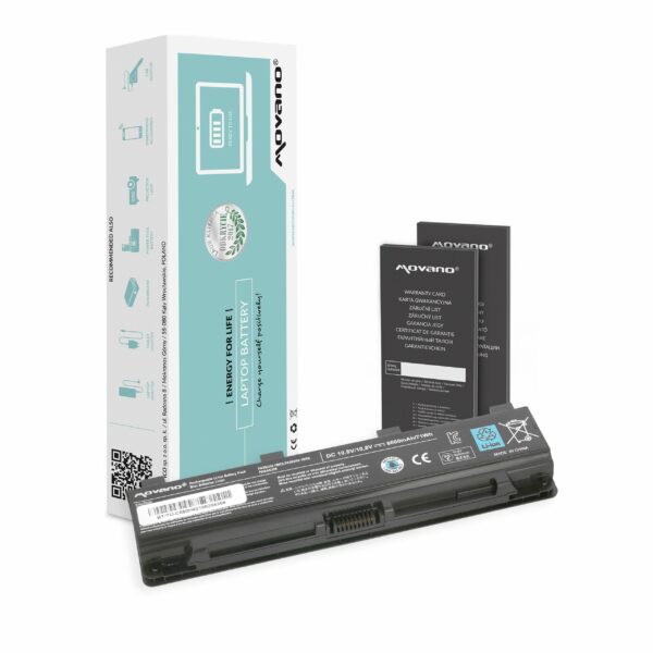 Bateria Movano para Toshiba C40, C50, C55, C70, C850, L800, S855 - 6600 mAh