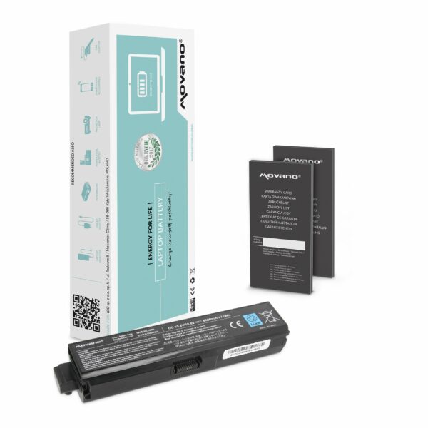 Bateria Movano para Toshiba L700, L730, L750 - 6600mAh