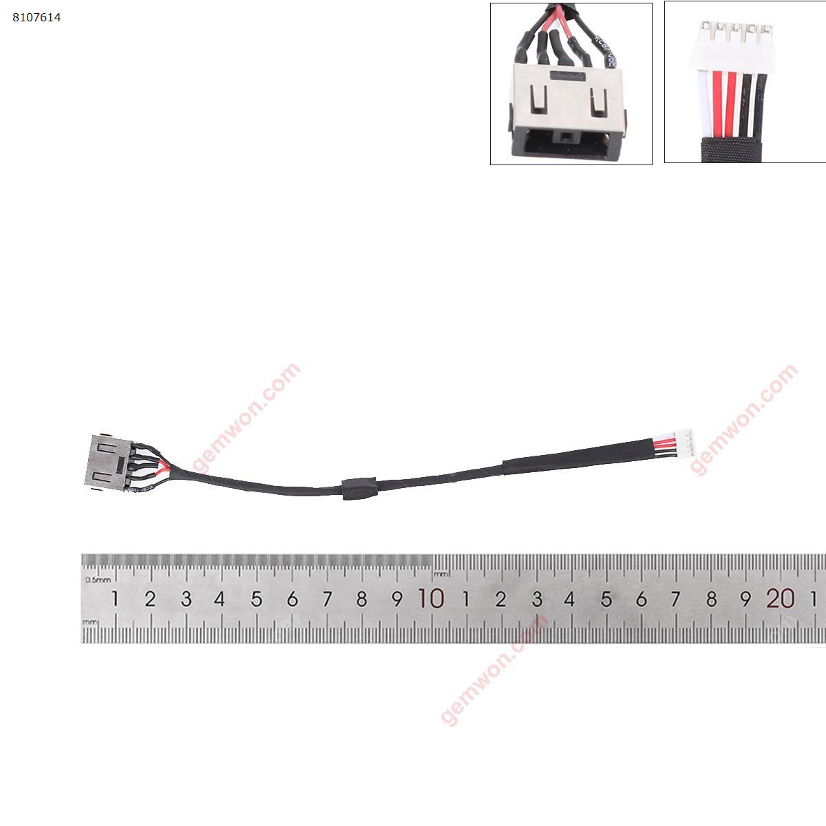 Conector Jack DC para Portátil Lenovo ThinkPad T460P e T470P — Cabo 18 cm