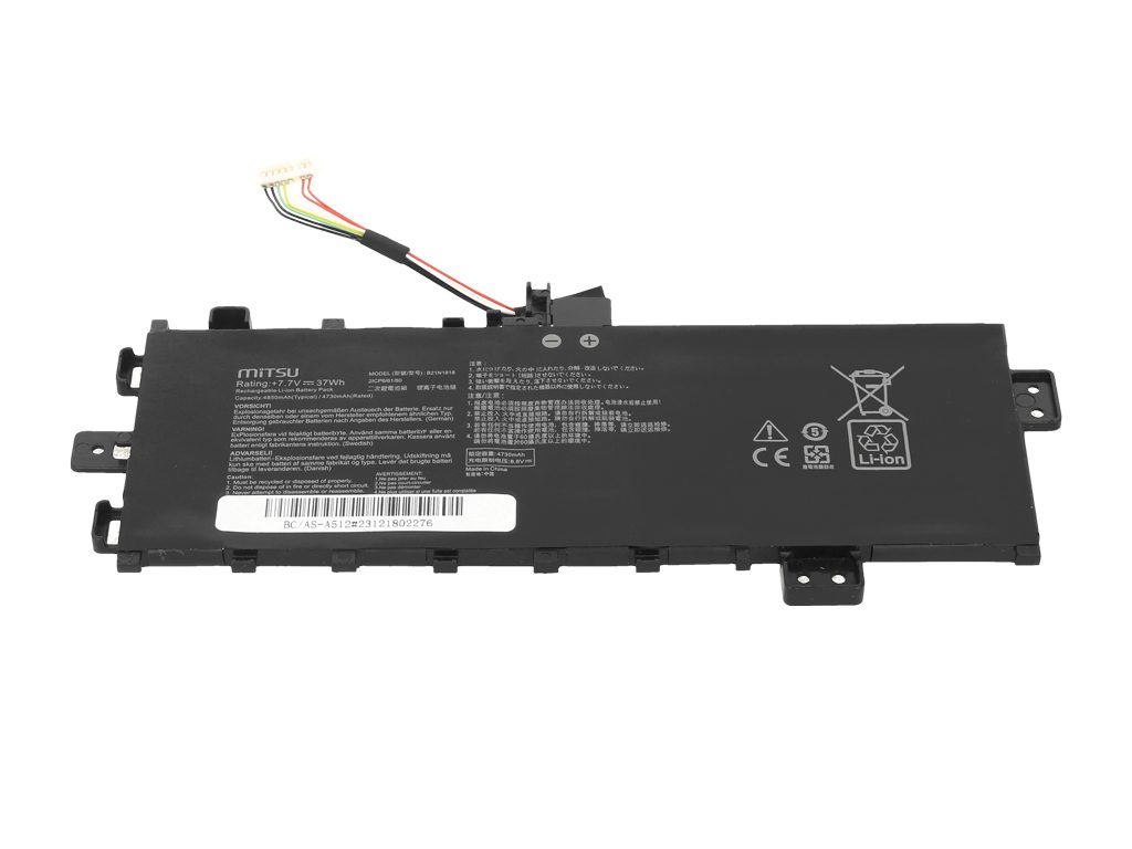 Bateria Mitsu para Asus Vivobook 17 D712, S712, X712 - B21N1818 - Image 3