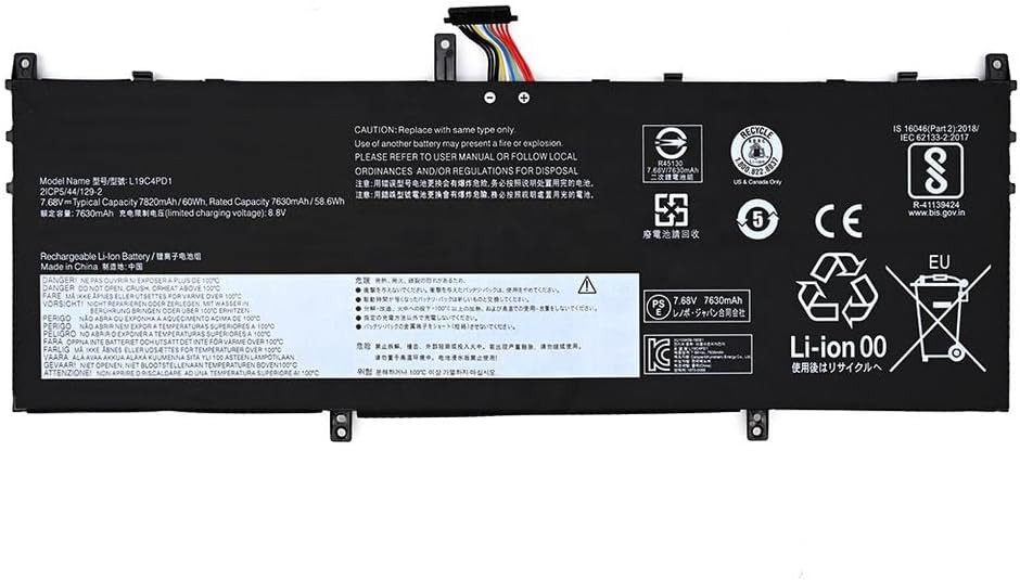 Bateria para Portátil Lenovo Yoga C640 13 Series - L19C4PD1 L19M4PD1 L19L4PD1 - 7.7V 55Wh - Image 2