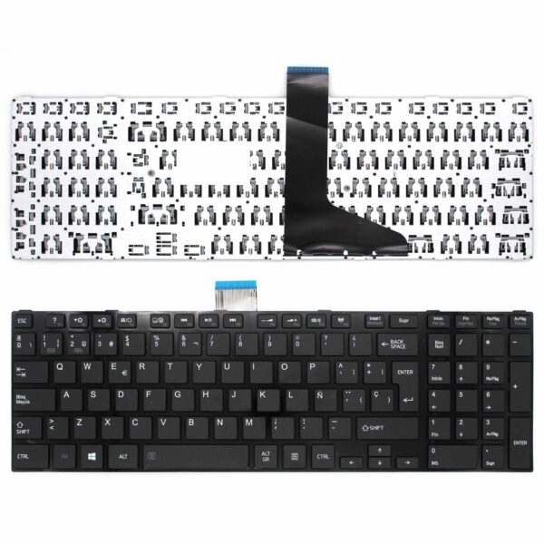 Teclado para Portátil Toshiba Satellite C70-A C75-A Preto - Layout Espanhol