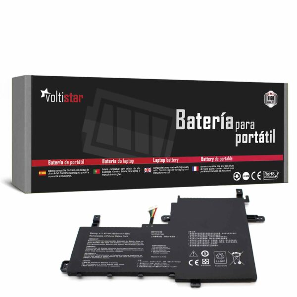 Bateria para Portátil ASUS VivoBook 15 F513 K513 - P/N B31N1842 (11.4V 41Wh)