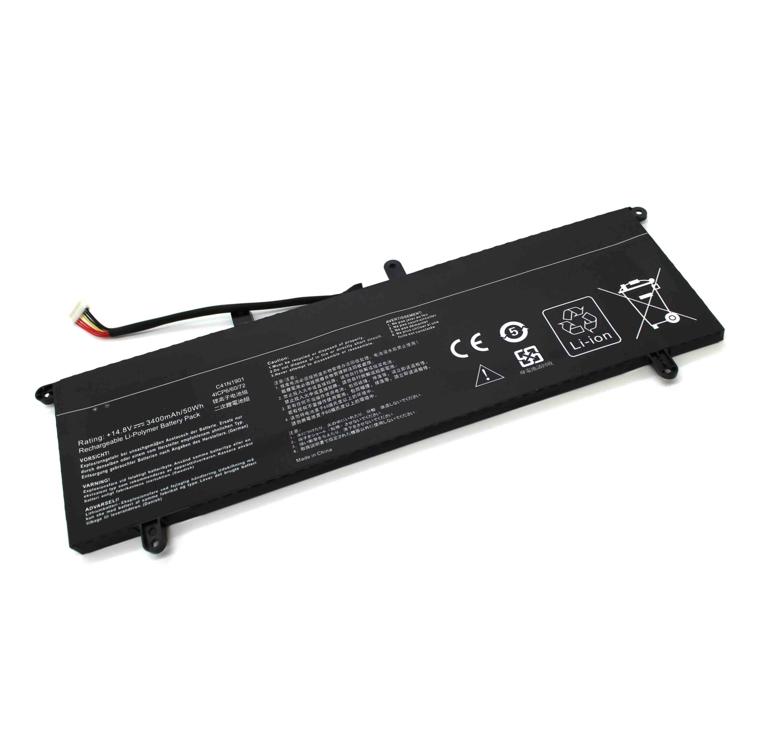Bateria para Portátil Asus ZenBook Duo 14 UX481 Series C41N1901 - 14.8V 3400mAh - Image 3