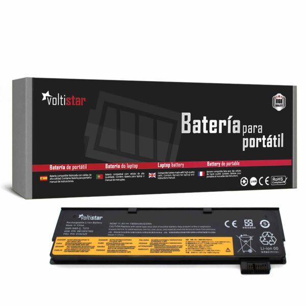 Bateria para Portátil Lenovo ThinkPad A475 P51S T25 T470 T570 T580 A485 T480 Series