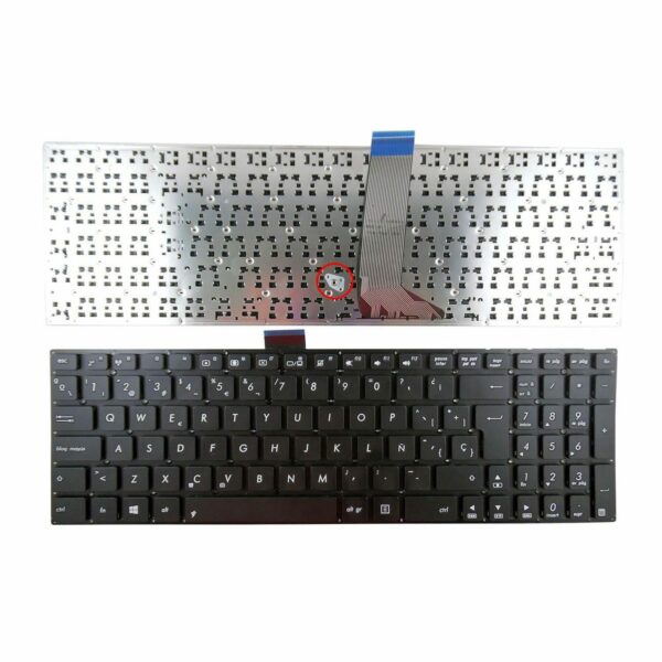 Teclado Portátil ASUS X502 X502C X502CA VivoBook S500 S500C S500CA Retroiluminado Espanhol