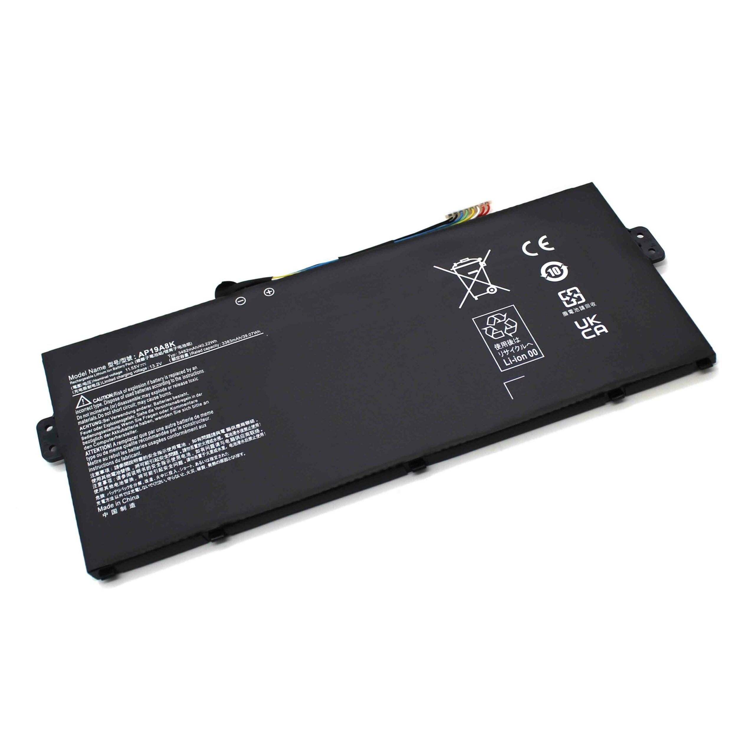 Bateria para Portátil Acer Chromebook Spin 11 AP19A8K – 41Wh 11,55V - Image 3