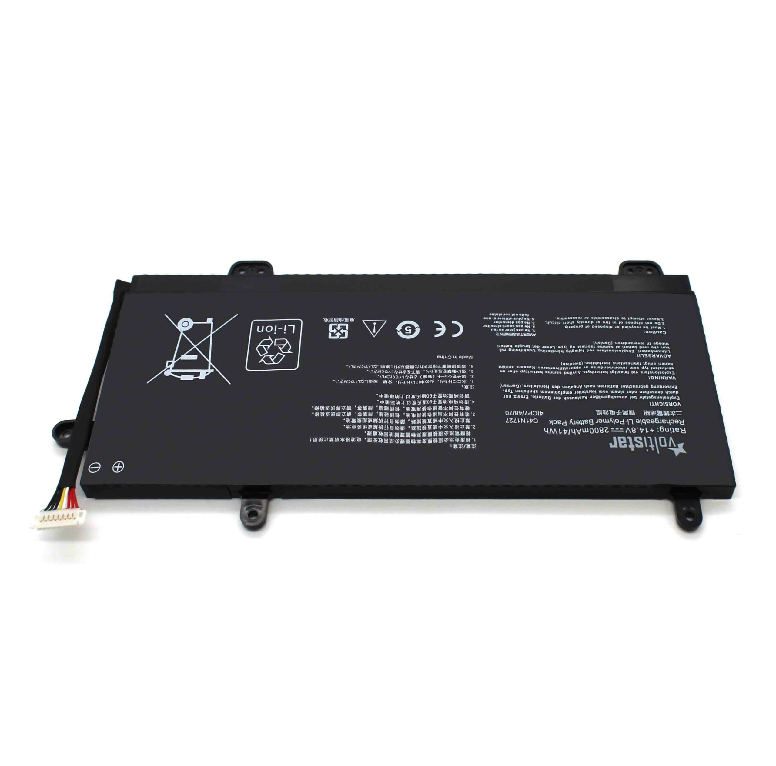 Bateria para Portátil ASUS ROG Zephyrus M GM501 Series C41N1727 - 14.8V 41Wh - Image 2