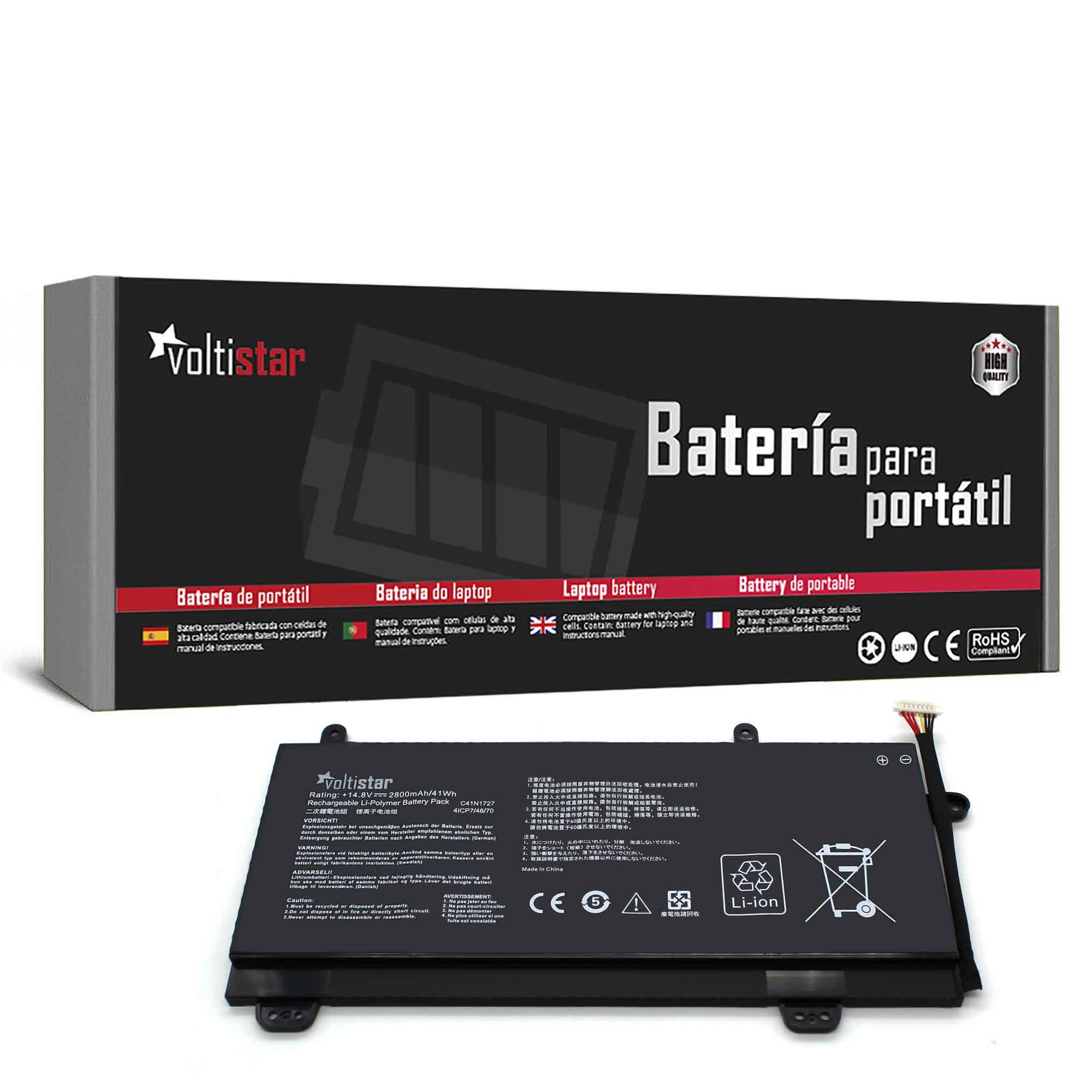 Bateria para Portátil ASUS ROG Zephyrus M GM501 Series C41N1727 - 14.8V 41Wh