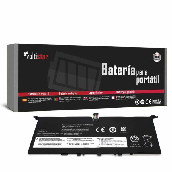 Bateria para Portátil Lenovo Yoga S730-13IWL, 730S-13IWL (L17C4PE1) - Substituição de Alta Qualidade