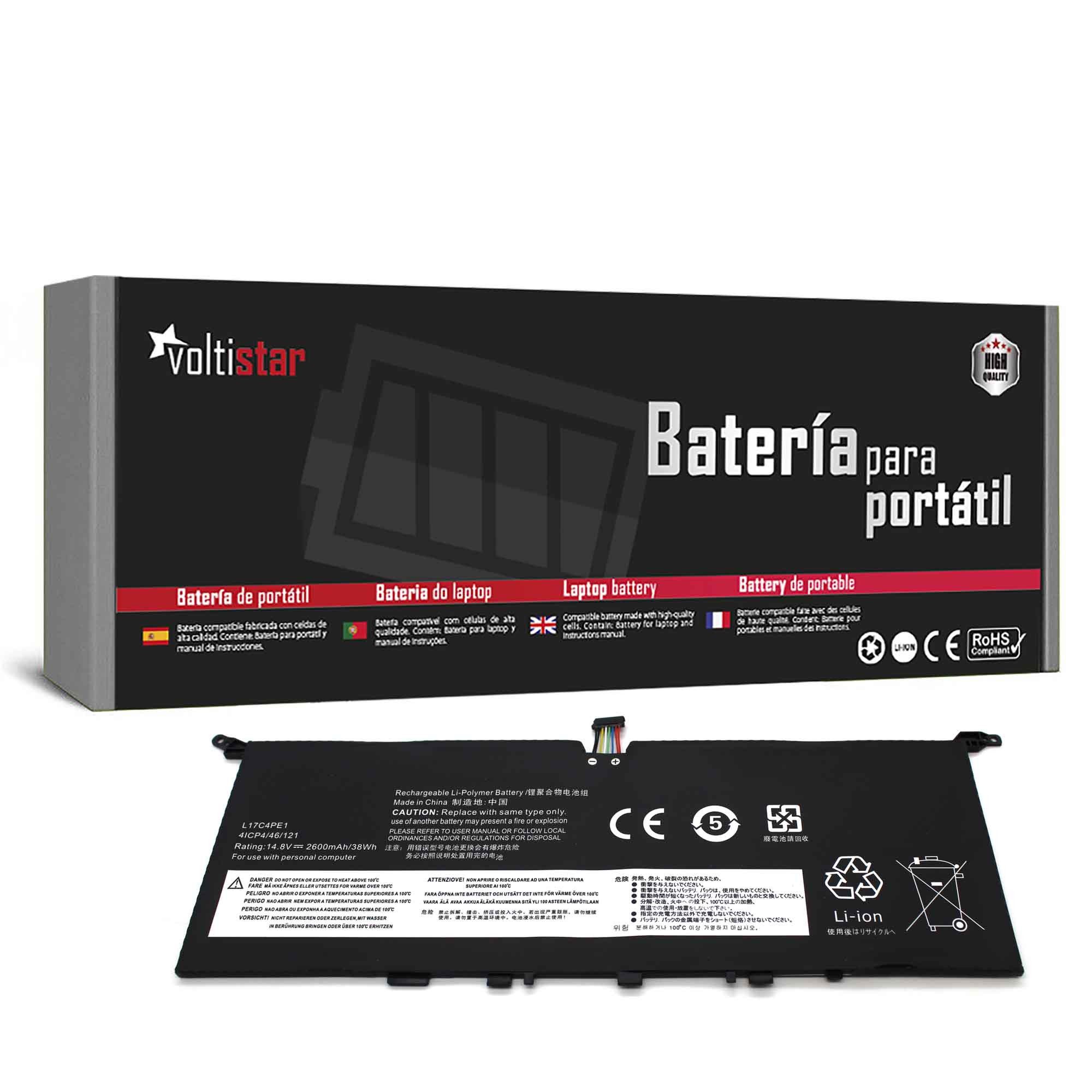Bateria para Portátil Lenovo Yoga S730-13IWL, 730S-13IWL (L17C4PE1) - Substituição de Alta Qualidade