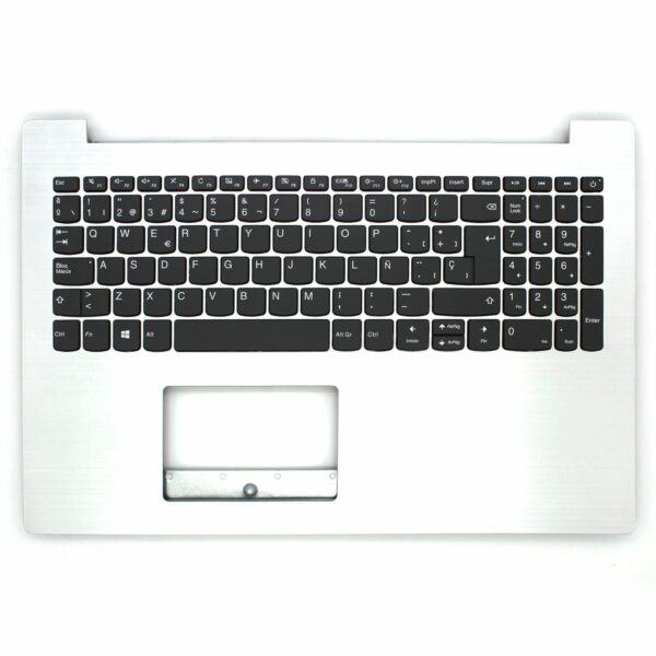 Palmrest com Teclado Espanhol Prata para Portátil Lenovo IdeaPad 320-15 Series