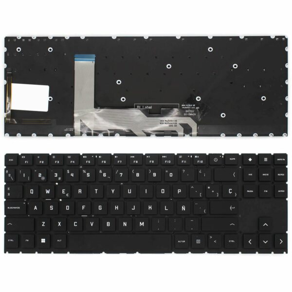 Teclado Portátil HP Omen 15-EK 15-EC 15-EN 16-B Series Preto V193446CS1
