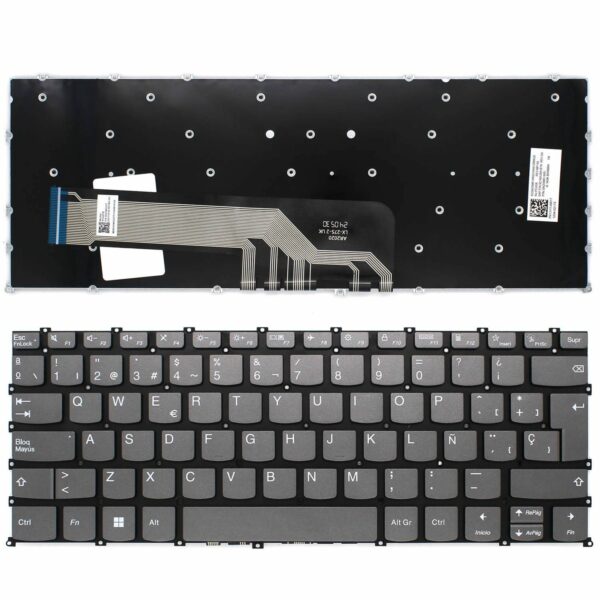Teclado para Portátil Lenovo Flex 5 14ALC05 14ARE05 (82HU 81X2 82DF) - Layout Espanhol - Green Computer
