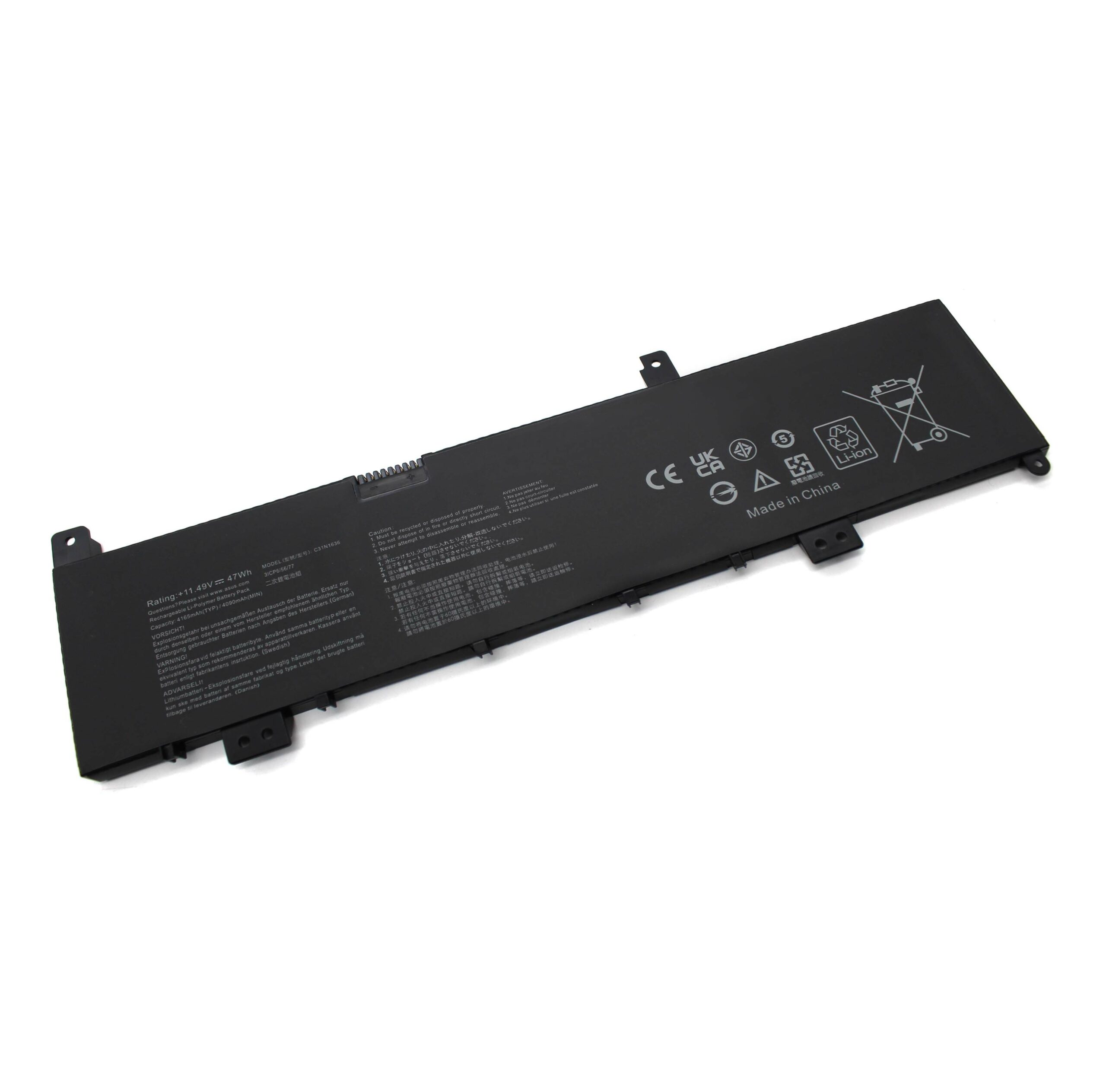 Bateria para Portátil Asus VivoBook Pro M580V, X580VD, N580VD, N580VN - C31N1636 - Image 3