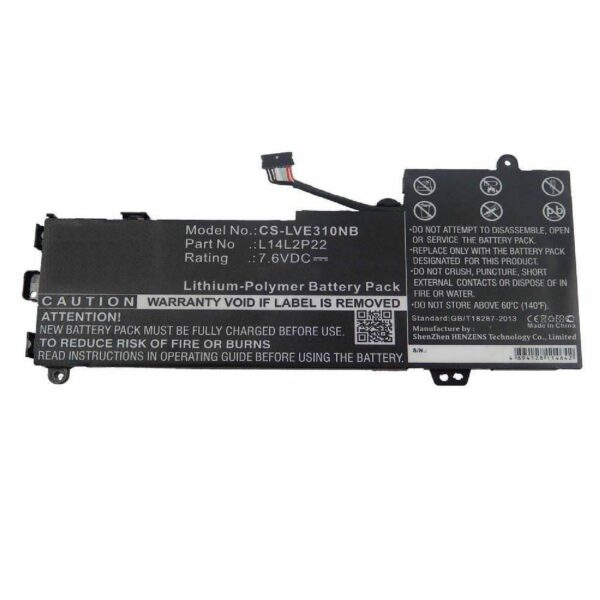 Bateria para Portátil Lenovo E31, E31-70, IdeaPad 510S, Yoga 310 - 7.4V/7.6V 35Wh