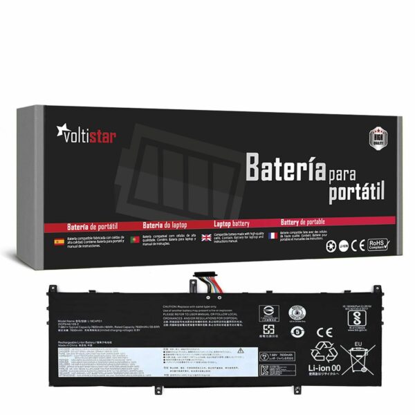 Bateria para Portátil Lenovo Yoga C640 13 Series - L19C4PD1 L19M4PD1 L19L4PD1 - 7.7V 55Wh