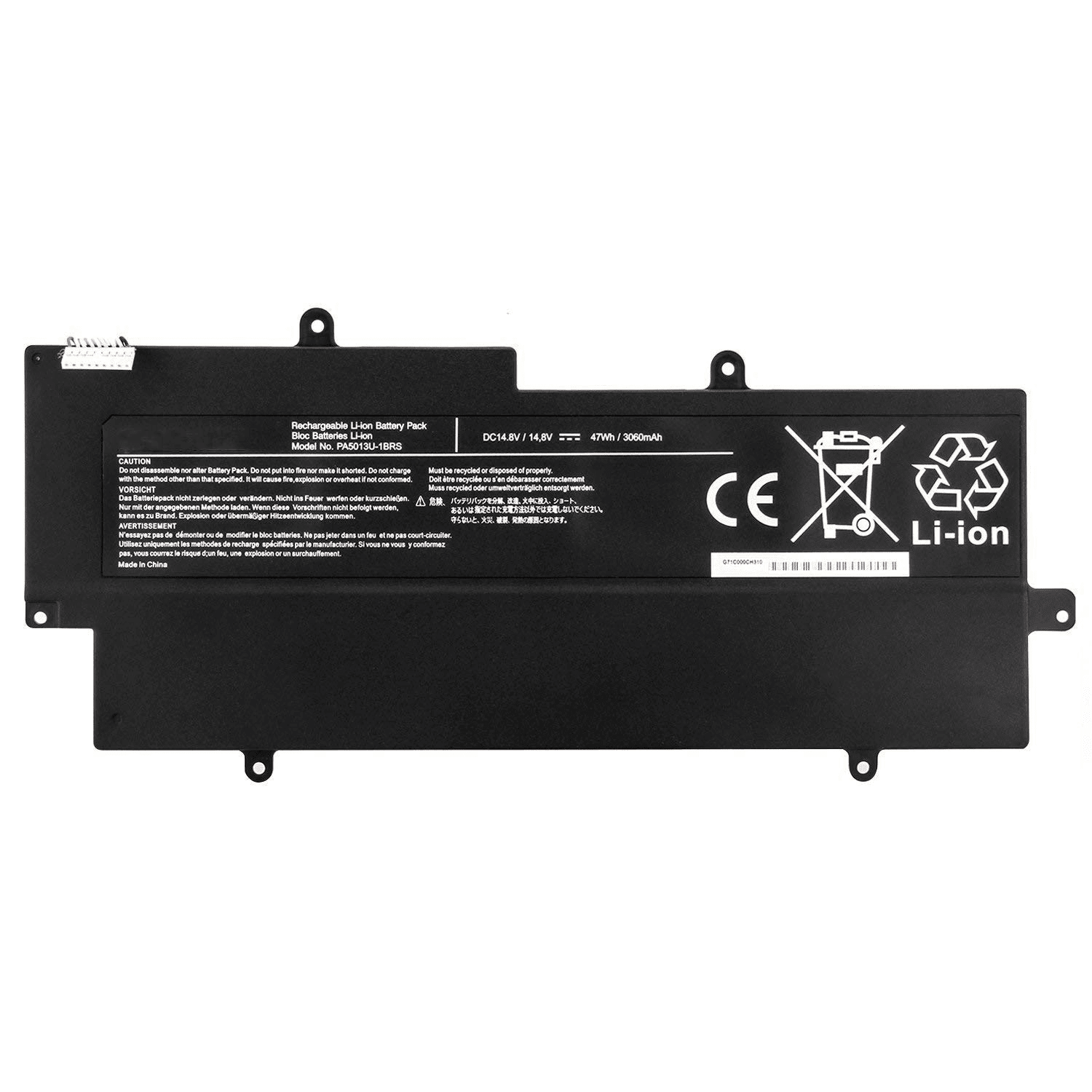 Bateria para Portátil Toshiba Portege Z830 Z835 Z930 Z935 Series PA5013U-1BRS 14.4/14.8V 1900mAh