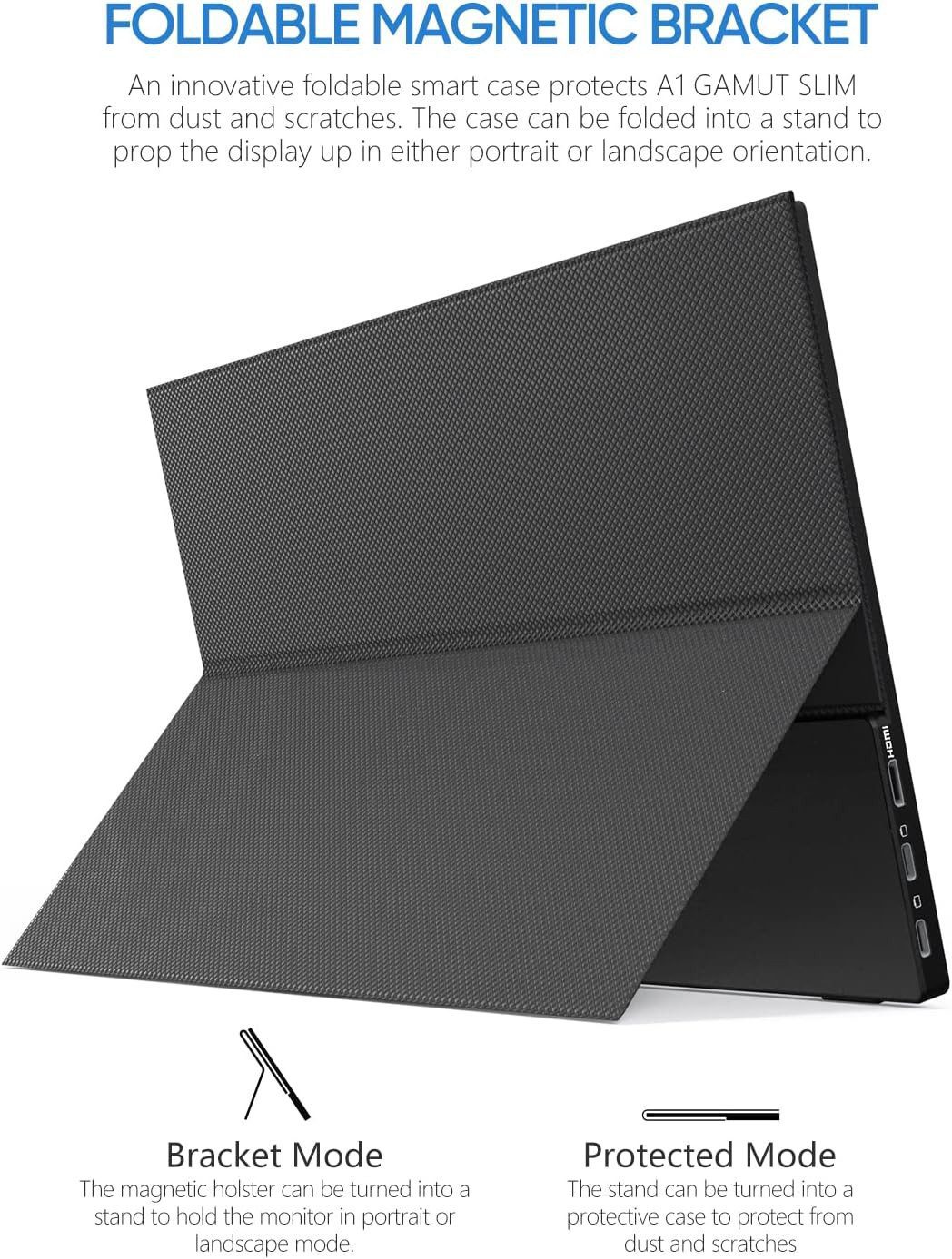 Monitor Portátil ARZOPA A1 GAMUT SLIM 14" FHD IPS HDMI USB-C para PC, Mac, Consolas e Smartphones - Image 3