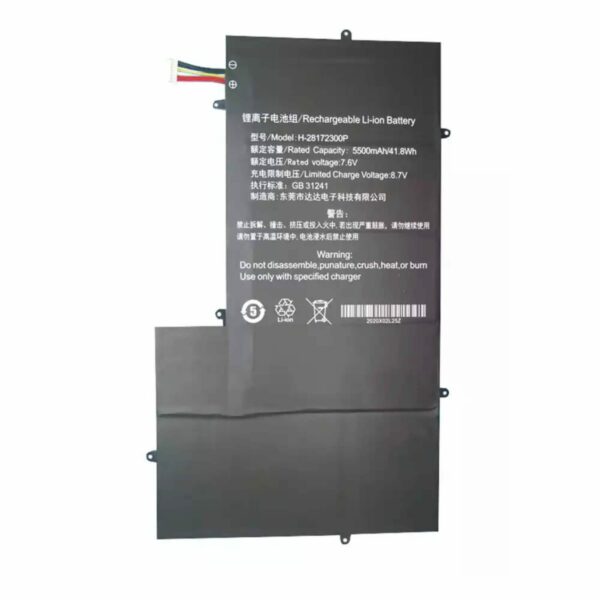 Bateria de Substituição para Portátil Teclast F15 - H-28172300P 7.6V 5500mAh