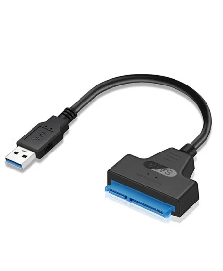 Adaptador USB 3.0 para Discos SATA SSD e HDD 2.5" | Cabo Conversor de Alta Velocidade