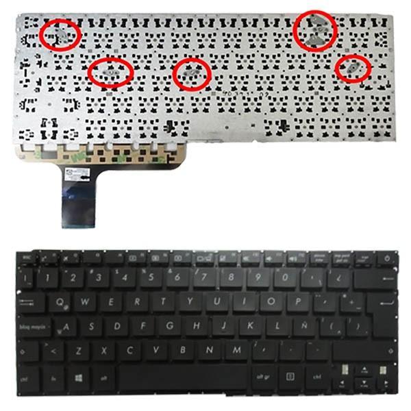 Teclado para Portátil ASUS ZenBook UX305 UX305LA UX305UA UX305L UX305U Layout Espanhol