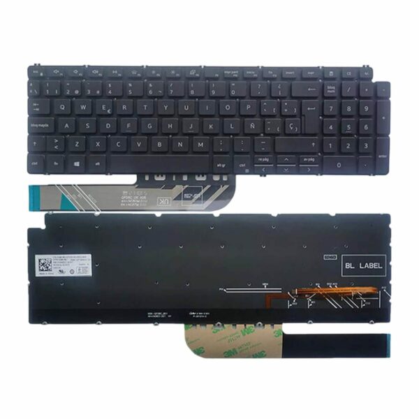 Teclado para Portátil Dell Inspiron 5000 5590 5591 5593 5594 5598 G7P48 Preto Espanhol Retroiluminado
