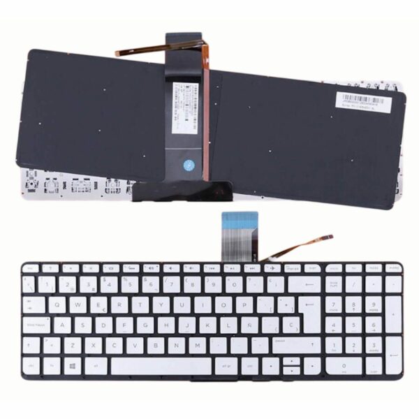 TECLADO PARA PORTATIL HP ENVY 15-EP1015UR L97425-071 CINZA PRATEADO