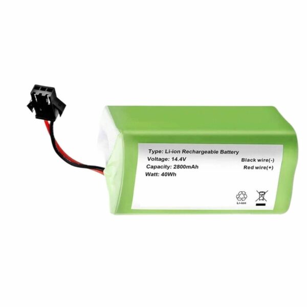 Bateria 14,4V 2800mAh para Robôs de Limpeza Ecovacs Deebot e Eufy RoboVac