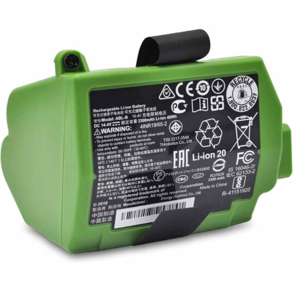 Bateria para iRobot Roomba S9, S9 Plus e S955020 - 14,4V 4400mAh