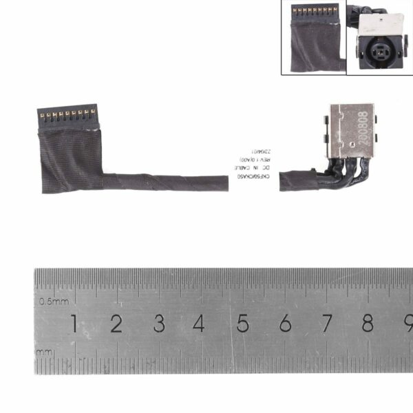 CABO/CONECTOR DC DELL INSPIRON 15 G5 5587 G7 7577 7587 7588 CABO DE ALIMENTAÇÃO COM CONECTOR DC XJ39G PJ1108