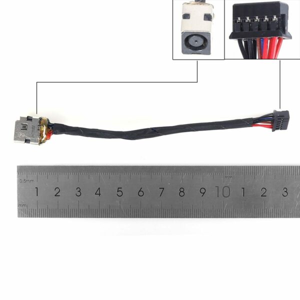 CABO/CONECTOR DC HP ZB00K 15 200W DC ENTRADA CONECTOR DE ALIMENTAÇÃO SOMENTE CABO 734283-001 PJ1125