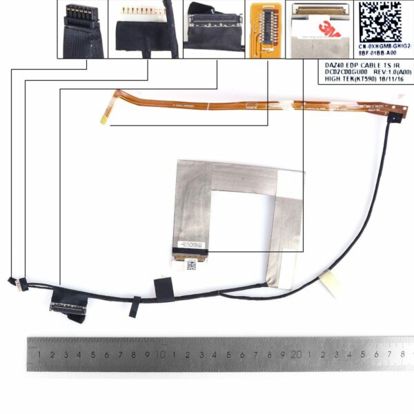 CABO DELL LATITUDE E7490 7490 LCD/LED COM IR TOUCH 40PIN DC02COOGU0O 0XHGM8