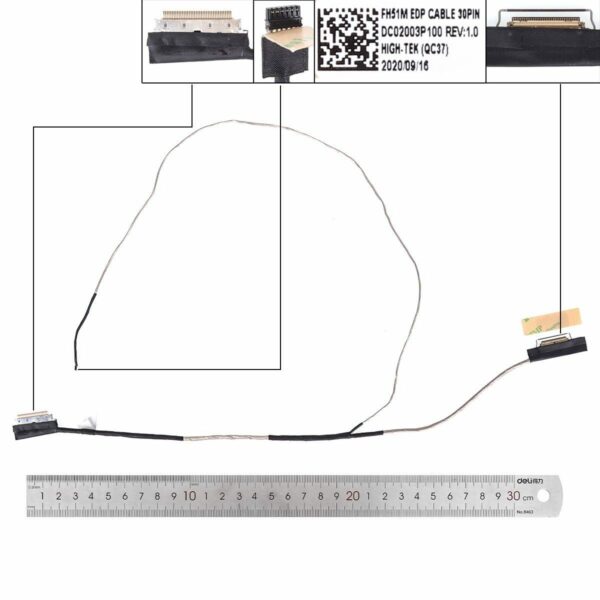 CABO LCD/LED ACER AN515-44-45-55-57 30PIN 0.5. DC02003P100 50.Q7KN2.011