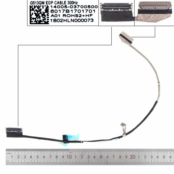 CABO LCD/LED ASUS TELA LCD 300 HZ 40 PINOS G513QY-212.SG15 G713QM G513QM/QS 6017B1701701 14005-03700500 6017B1547301
