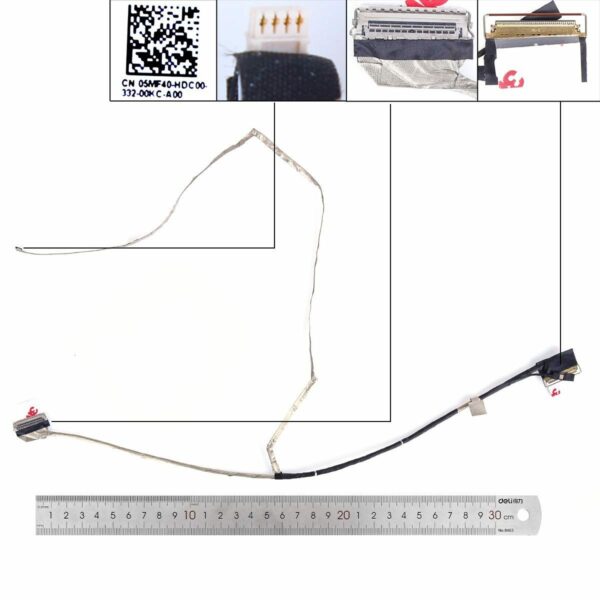 CABO LCD/LED DELL G15 5530 5535 5540 554 40 PINOS 0,4 FHD 05MF40 DC02C010X00