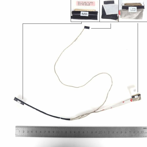 CABO LCD/LED DELL LATITUDE 3400 E3400 30PIN 0,5 0M8R8G 450.0FV02.0011