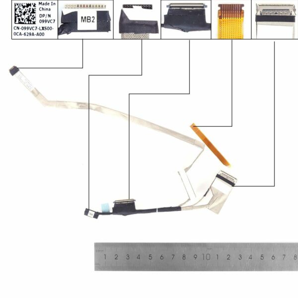 CABO LCD/LED DELL LATITUDE 5310 E5310 30 PINOS 0,4 099VC7 450.0JT01.0001