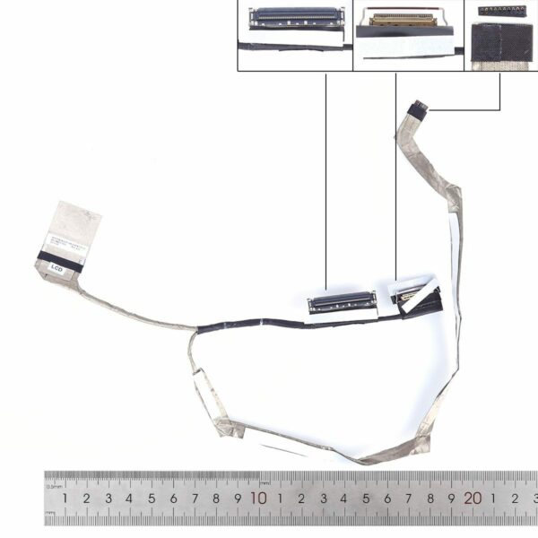 CABO LCD/LED DELL LATITUDE 5520 5521 PRECISÃO 3520 3521 30 PINOS 0,5 TOUCHLESS RGB 01DVTD 450.0M602.0002