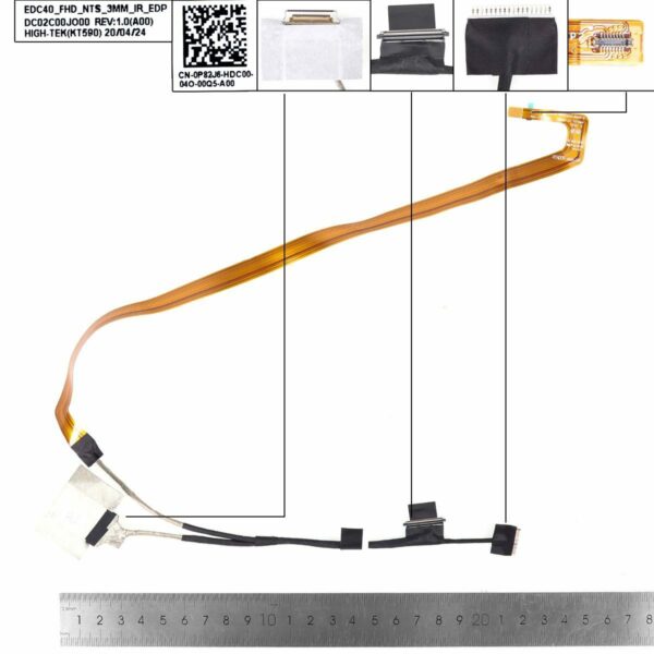 CABO LCD/LED DELL LATITUDE 7400 E7400 30 PINOS 0,5 0P82J6 DC02C00J000