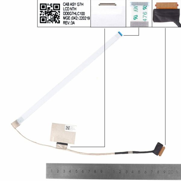 CABO LCD/LED HP 15-EG 15-EH TPN-Q245 30PIN 0,5 DD0G7HLC100 DD0G7HLC120