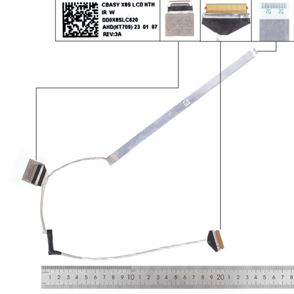 CABO LCD/LED HP 440 G9 445 G9 NTH IR 30PIN 0,5. DD0X8SLC700 DD0X8SLC620
